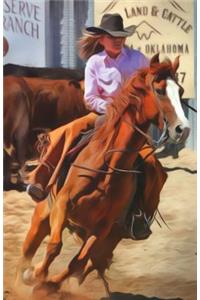 Bullet Journal for Horse Lovers Rodeo Cowgirl