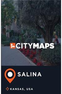 City Maps Salina Kansas, USA