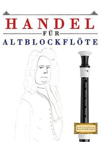 Handel für Altblockflöte