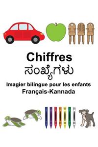 Français-Kannada Chiffres Imagier bilingue pour les enfants