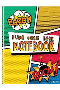 Blank Comic Book Notebook