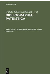 Die Erscheinungen der Jahre 1988–1990