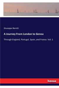Journey From London to Genoa
