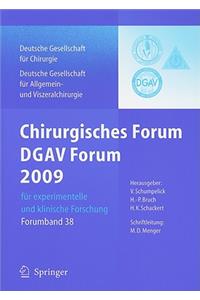 Chirurgisches Forum Und Dgav 2009