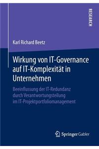 Wirkung Von It-Governance Auf It-Komplexität in Unternehmen