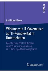 Wirkung von IT-Governance auf IT-Komplexität in Unternehmen