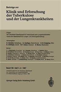 Verhandlungsbericht Der Deutschen Tuberkulose-Tagung 1966