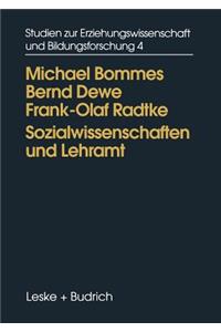 Sozialwissenschaften Und Lehramt