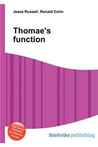 Thomae's Function