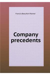 Company precedents