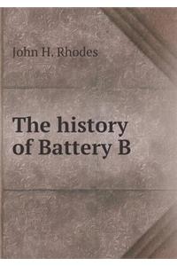 The History of Battery B