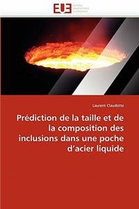 Pr�diction de la Taille Et de la Composition Des Inclusions Dans Une Poche d''acier Liquide