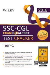 Wiley's SSC-CGL Exam Goalpost Test Cracker (Tier-1)