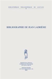 Bibliographie de Jean Ladriere