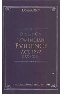 Digest of Indian Evidence Act, 1872 (1950-2016) (Law Books)