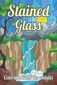 Stained Glass Coloring Book For Adults
