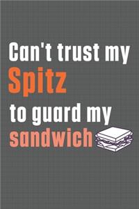 Can't trust my Spitz to guard my sandwich