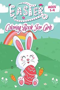 Easter Coloring Book for Girls Age 1-4