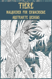 Malbücher für Erwachsene - Abstrakte Designs - Tiere