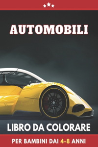 Automobili Libro Da Colorare Per Bambini Dai 4-8 Anni