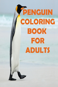 Penguin Coloring Book For Adults