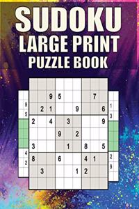 Sudoku Large Print puzzle Book