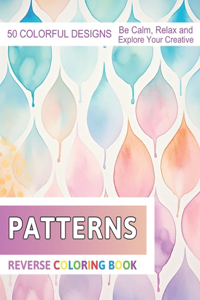 Patterns Reverse Coloring Book