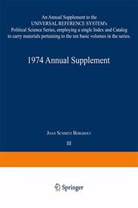 1974 Annual Supplement