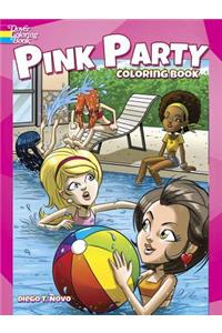 Pink Party Coloring Book