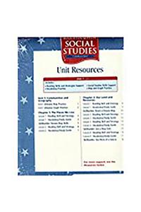 Houghton Mifflin Social Studies: Unit Research Folder Level 3 Communities