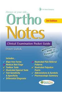 Ortho Notes 3e Clinical Examination Pocket Guide
