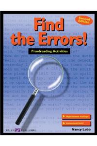 Find the Errors!: Proofreading Activities: Proofreading Activities