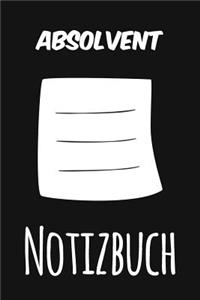 Absolvent Notizbuch