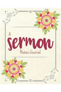 A Sermon Notes Journal