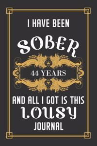 44 Years Sober Journal