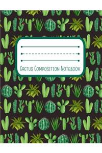 Cactus Composition Notebook