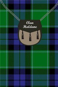 Clan Haldane Tartan Journal/Notebook