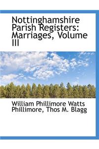 Nottinghamshire Parish Registers