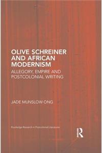 Olive Schreiner and African Modernism