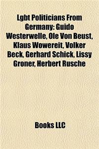 Lgbt Politicians from Germany