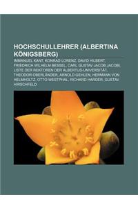 Hochschullehrer (Albertina Konigsberg)