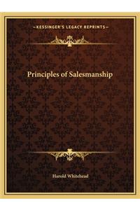 Principles of Salesmanship