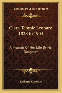 Clara Temple Leonard 1828 to 1904