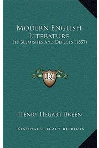 Modern English Literature