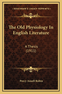 Old Physiology In English Literature