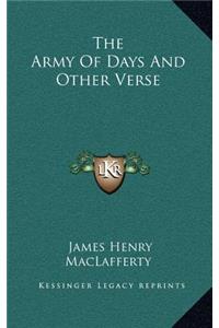 The Army of Days and Other Verse