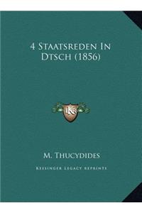 4 Staatsreden In Dtsch (1856)