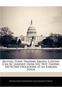 Mutual Fund Trading Abuses