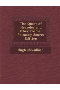 The Quest of Heracles and Other Poems