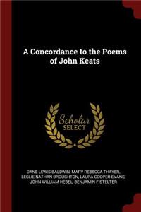 A Concordance to the Poems of John Keats